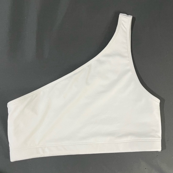 PINK Victoria's Secret Other - 🫧 PINK Victoria's Secret White One-Shoulder Sports Bra